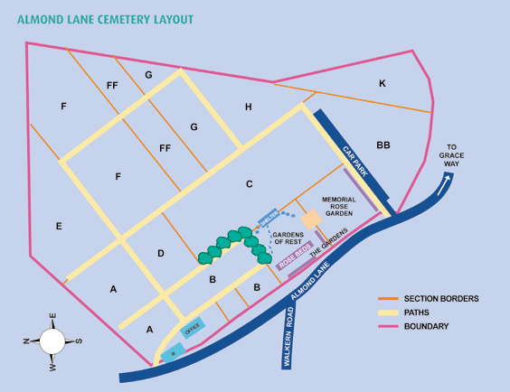 Plan of Almonds Lane
