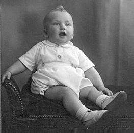 Me aged 6 months, June 1944