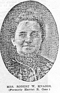 Mrs Robert W Knaggs