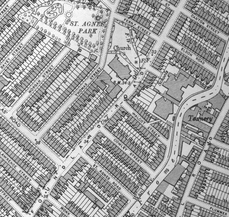 Map of the St Agnes area