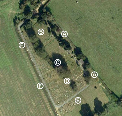 Plan of Welwyn cemetary